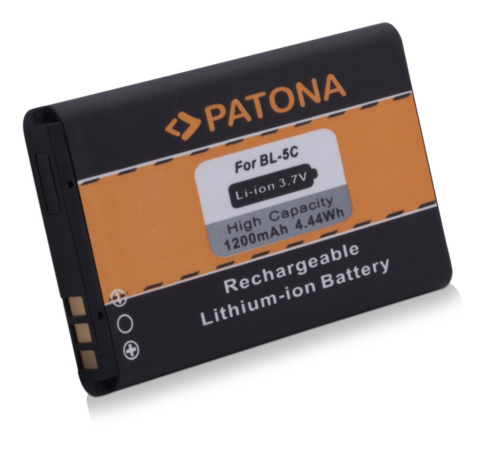 PATONA baterie pro mobilní telefon Nokia BL 5C 1200mAh 3 7V Li Ion