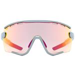 UVEX BRÝLE SPORTSTYLE 236 SET SILICUM / MIRROR RED (CAT. 2) + CLEAR (CAT. 0)
