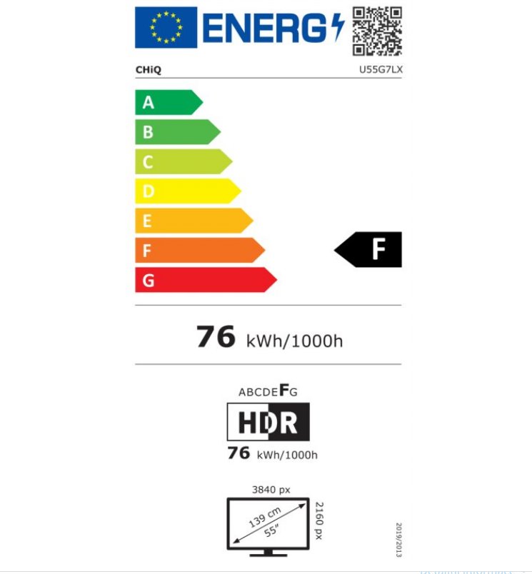 CHiQ U55G7LX TV 55" + 2 roky prodloužená záruka