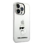 Karl Lagerfeld IML Choupette NFT Zadní Kryt pro iPhone 14 Pro Max Transparent