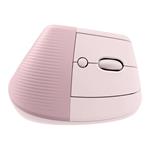 Logitech Lift Vertical Ergonomic Mouse Dark Rose