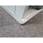 19" nástenná skrinka DATACOM jednodielna 9U/450 mm sivá