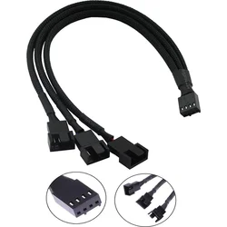 1stCOOL Fan PWM splitter, redukce pro ventilátory 1x 4pin PWM na 3x 4pin PWM