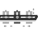 1stCOOL GPU Holder Metal Black, držák VGA kovový černý