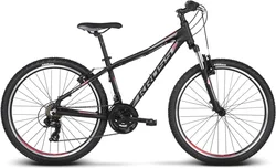 2018 KROSS 26" LEA 1 vel.15" - black/rapsberry matt