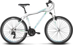 2018 KROSS 26" LEA 1 vel.15" - white/tyrkys/green glossy