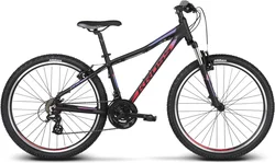 2018 KROSS 26" LEA 2 vel.15" - black/rapsberry/violet matt