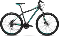 2018 KROSS 27,5" LEA 5 vel.15" - black/tyrkys glossy