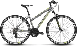 2018 KROSS 28" EVADO 2 dámský vel.17" - graphite/lime glossy