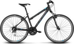 2018 KROSS 28" EVADO 3 dámský vel.17" - black/blue matt