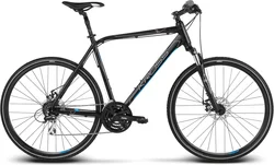 2018 KROSS 28" EVADO 4 vel.17" - black/blue matt
