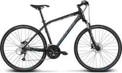 2018 KROSS 28" EVADO 6 vel.17" - black/blue matt