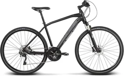2018 KROSS 28" EVADO 9 vel.17" - black/silver matt