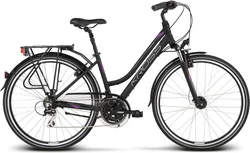 2018 KROSS 28" TRANS 3 dámský vel.17" - black/violet/silver matt