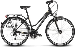 2018 KROSS 28" TRANS 4 dámský vel.17" - black/cream/silver matt