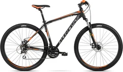 2018 KROSS 29" HEXAGON 4.0 vel.19" - black/graphite/orange matt