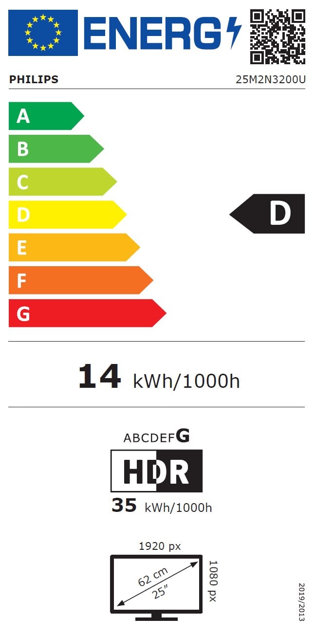24,5" Philips 25M2N3200U