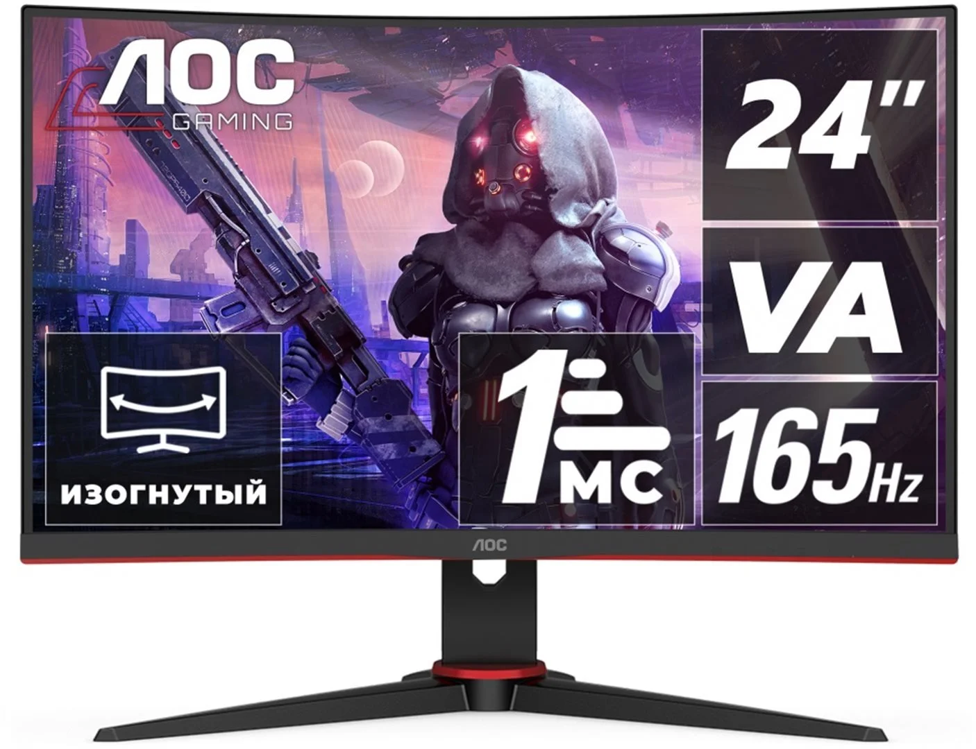 24" AOC C24G2AE/BK Gaming