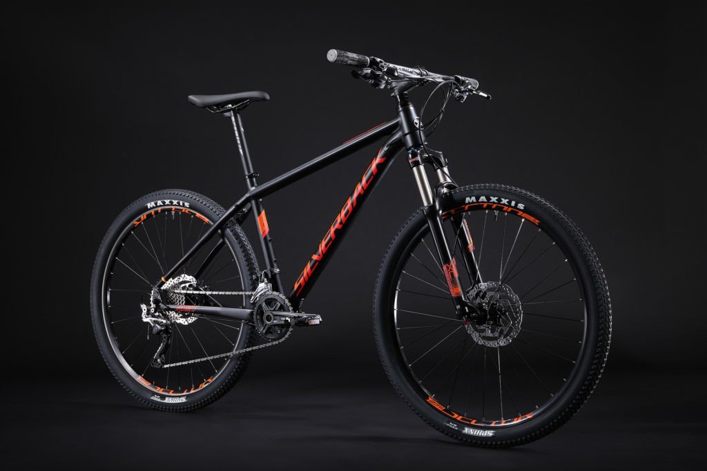 27,5" SILVERBACK 2019 Spectra 275 - 17" - aston black/ citrus orange/ hot red