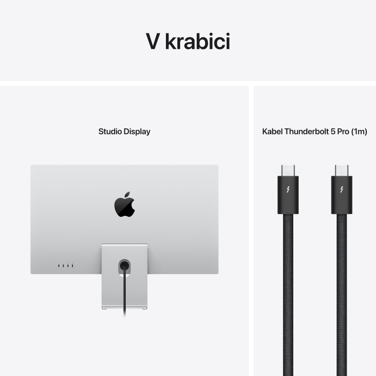 27" displej Apple Studio - Sklo s nanotextúrou - Stojan s nastaviteľným sklonom a výškou