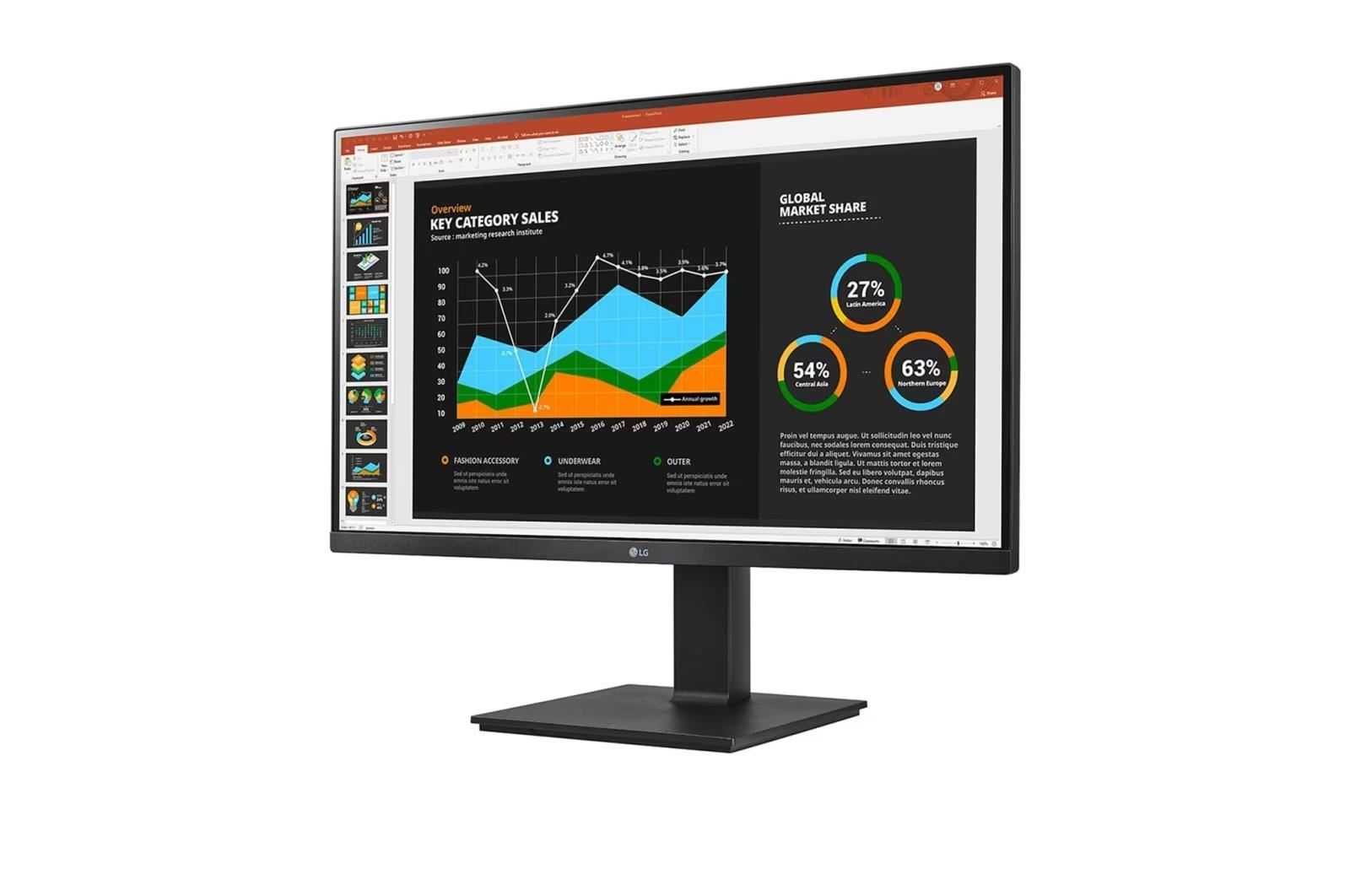 27" LG monitor 27BQ75QB-B