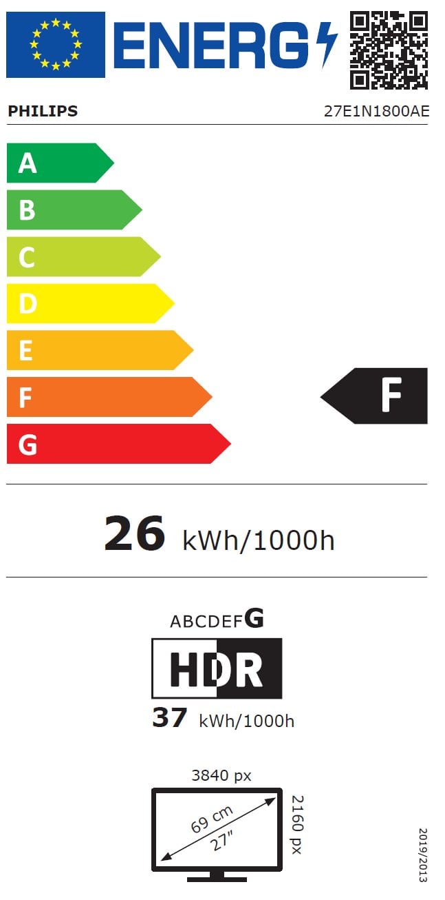 27" Philips 27E1N1800AE