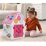 2Kids Toys Activity board Domeček růžový