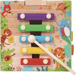 2Kids Toys Motorická kostka s labyrintem Veselá zvířátka