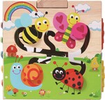 2Kids Toys Motorická kostka s labyrintem Veselá zvířátka