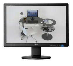 2x LG W2042S-PF 20" LCD Piano Black, 8000:1, 5ms, f-Engine
