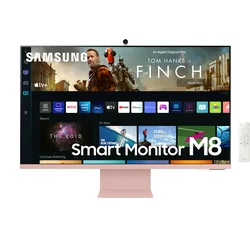 32" Samsung Smart Monitor M8 Sunset Pink