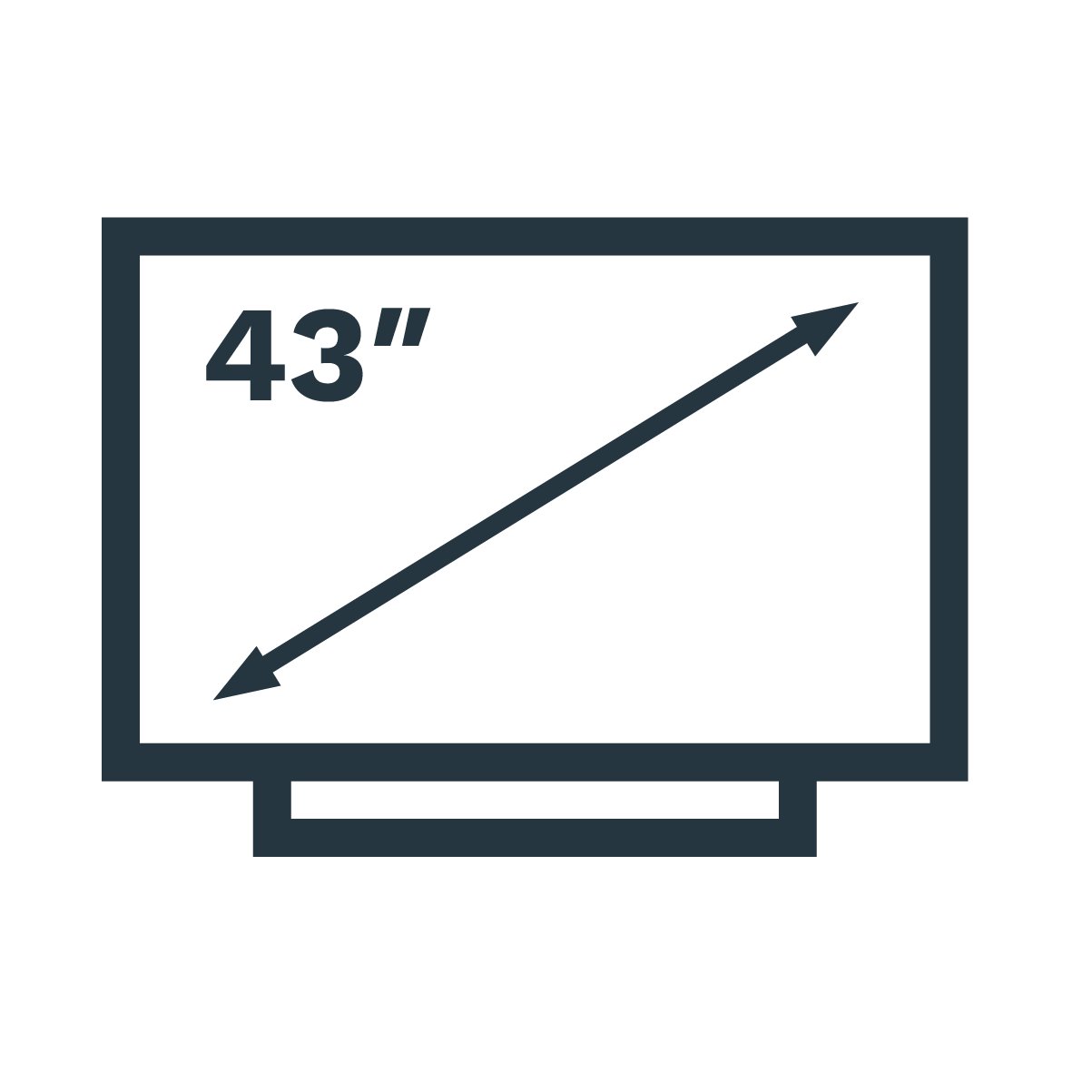 Televize TCL s úhlopříčkou 33"–43" (83–109 cm)