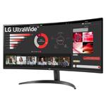 34" LG monitor 34WR50QK-B prohnutý