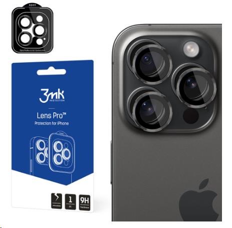 3mk Camera Protector Lens Protection Pro pre Apple iPhone 15 Pro Max, grafitová
