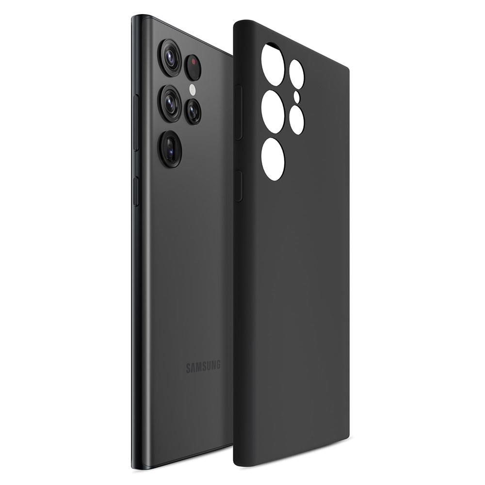 3mk Hardy Silikónové puzdro MagCase pre Samsung Galaxy S24 Ultra (SM-S928) čierne