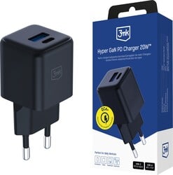 3mk Hyper GaN nabíjačka 20 W, čierna