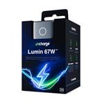 3mk napájecí adaptér InCharge Lumin PD 67W QC4+ PPS AFC FCP SCP 1A2C TFT Display Black/Grey