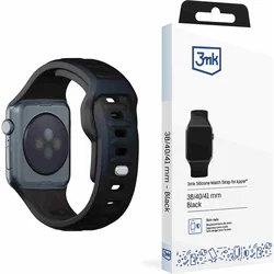 3mk Náramok na hodinky Apple 38/40/41 Čierny