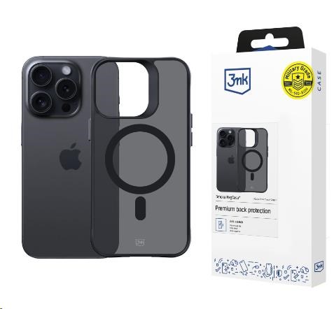 3mk Ochranné puzdro Smoke MagCase pre iPhone 15 Pro
