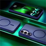 3mk ochranný kryt Smoke MagCase Blue pro Samsung Galaxy S26