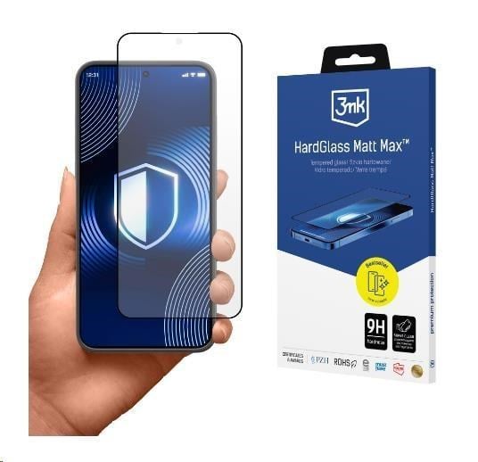 3mk tvrzené sklo HardGlass Matt Max pro Apple iPhone 16