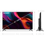 43" Sharp 43GL4260E GOOGLE FRAMELESS UHD TV 