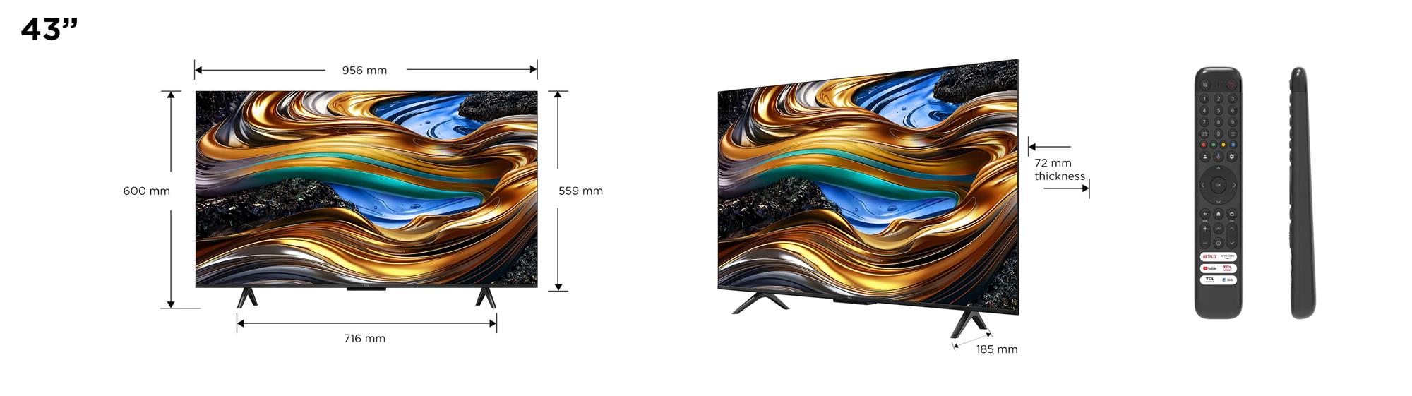 43" TCL 43P755