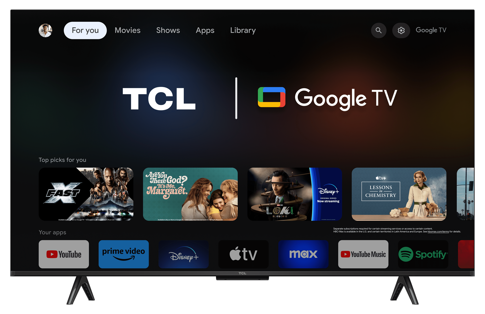 43" TCL 43P755