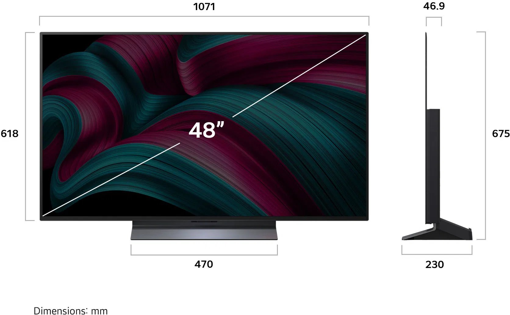 48'' LG OLED48C54LA (2025)