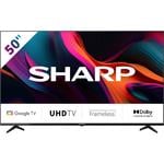 50" Sharp 50GL4260E GOOGLE FRAMELESS UHD TV 