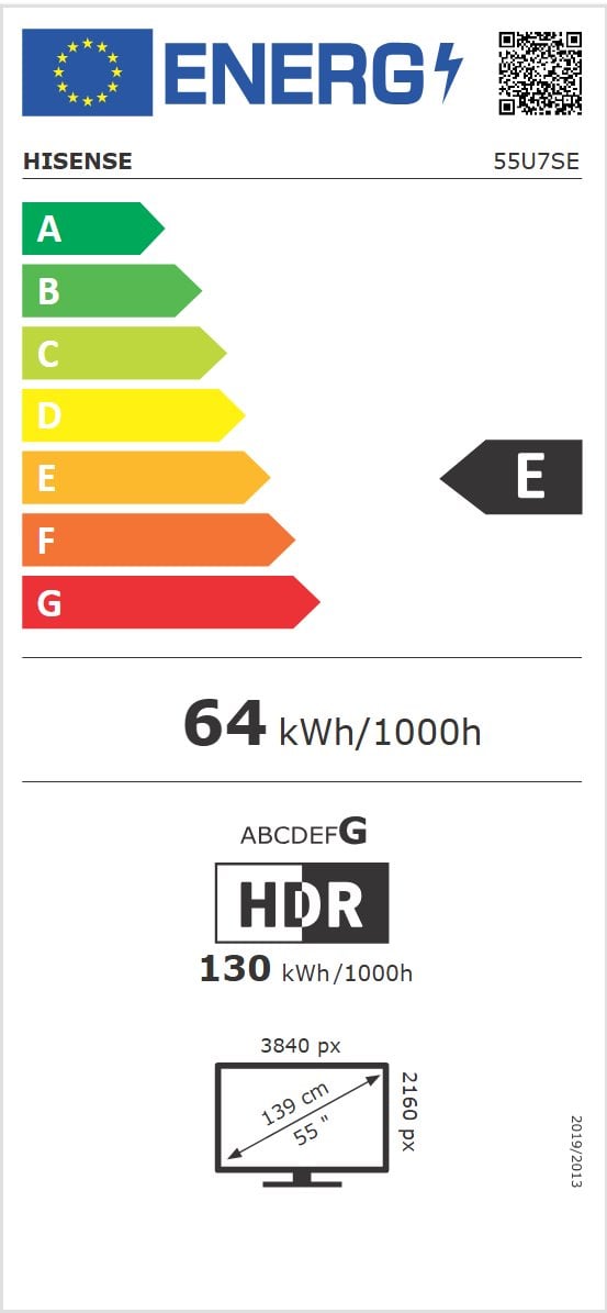 55" HISENSE 55U7SE (2026)