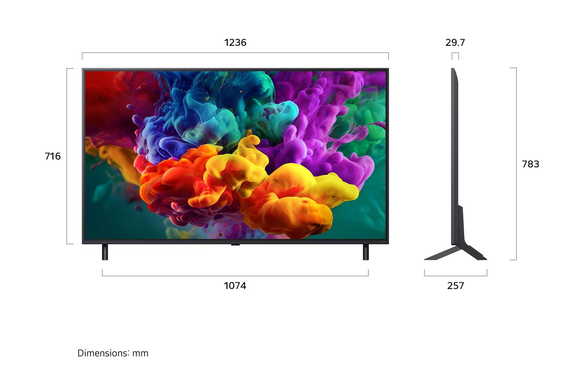 55" LG 55QNED85B6B (2026)