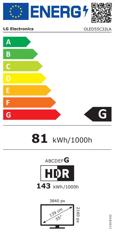 55" LG OLED55C31