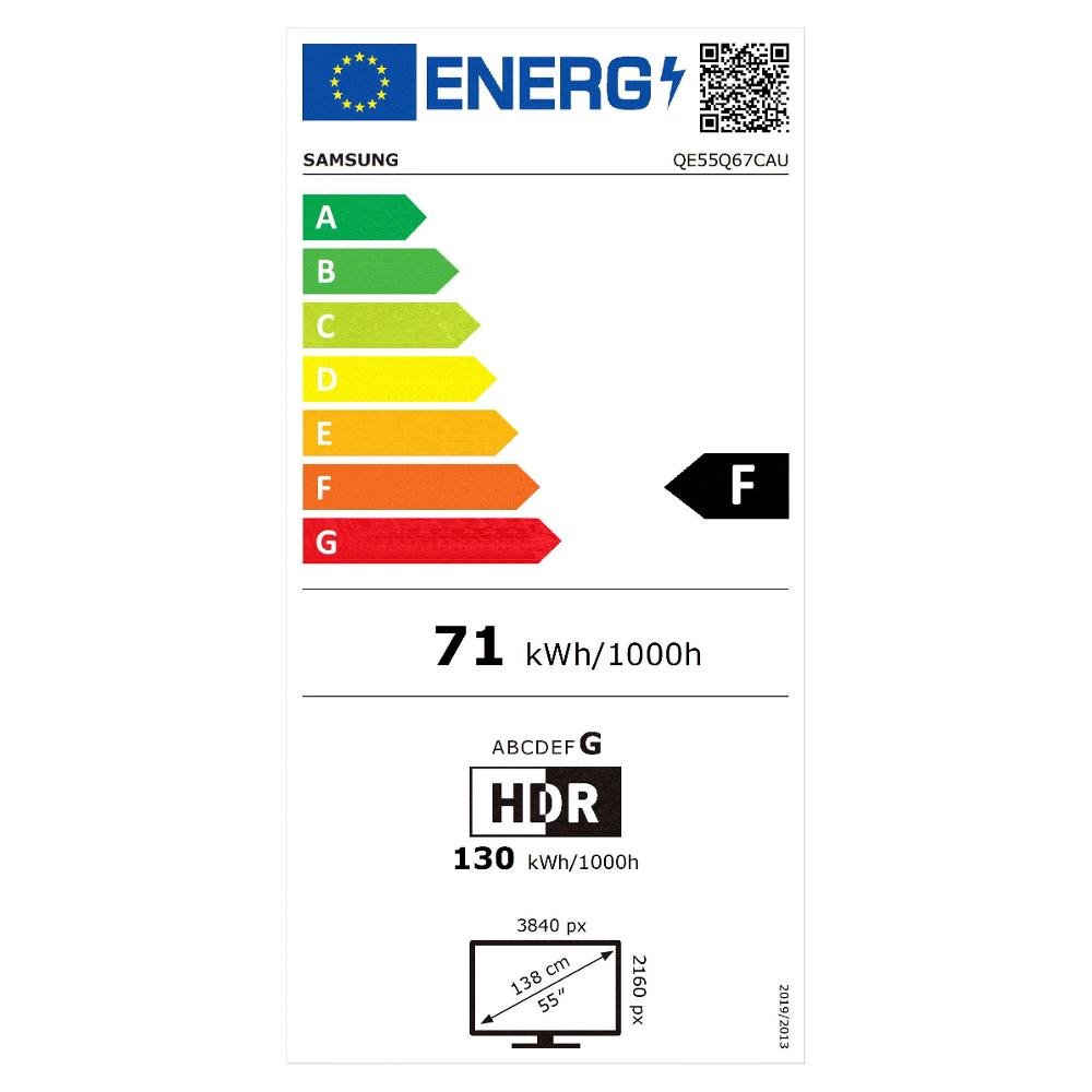 55" Samsung QE55Q67C